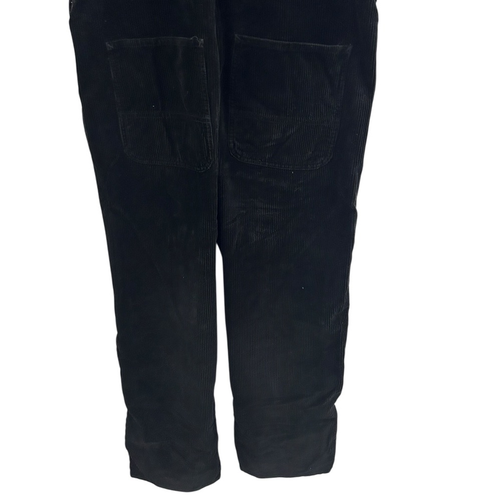 Carhartt WIP Bib Overalls Black Corduroy Size Medium - Picture 8 of 12